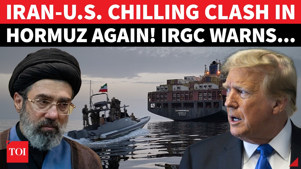 IRGC Boats ATTACK U.S. Aircraft In Hormuz; America Fires Missiles, Iranian Fishermen Missing | Watch