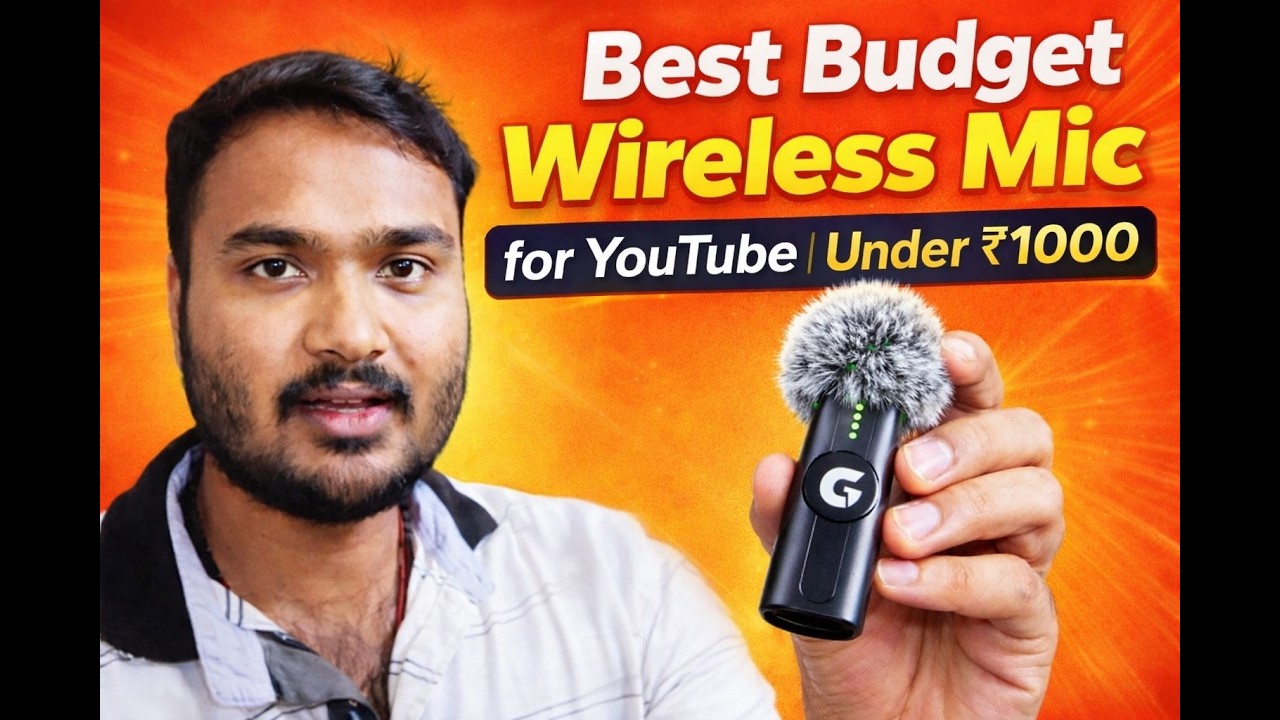 Best Budget Wireless Mic for YouTube Under ₹1000 | Grenaro Mic Review & Sound Test