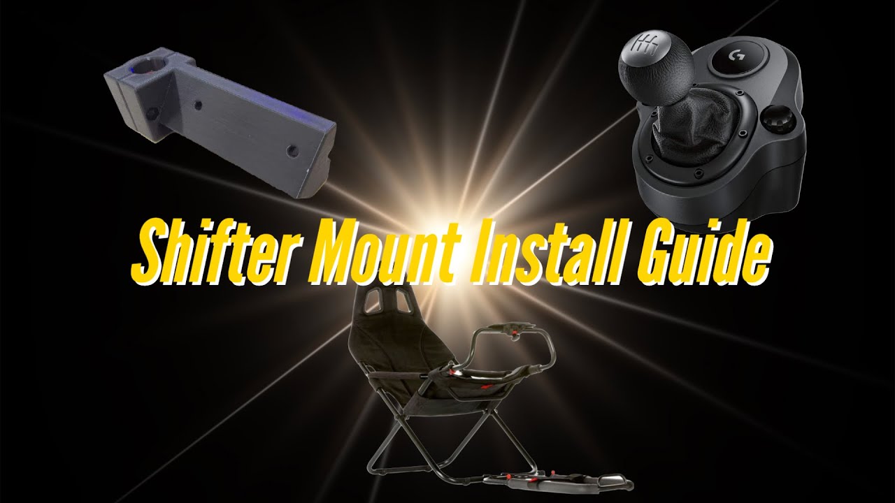 Playseat Challenge G-Force Shifter Mount Installation Guide