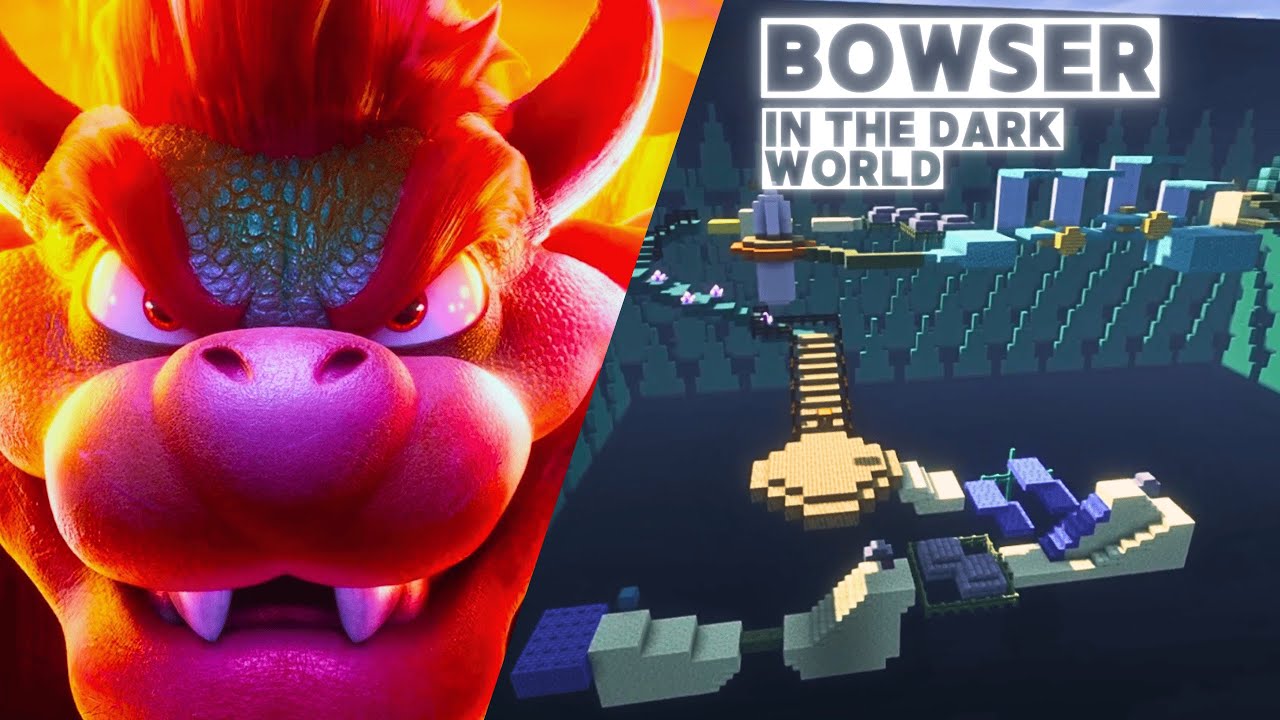 Construí un NIVEL de BOWSER en Minecraft