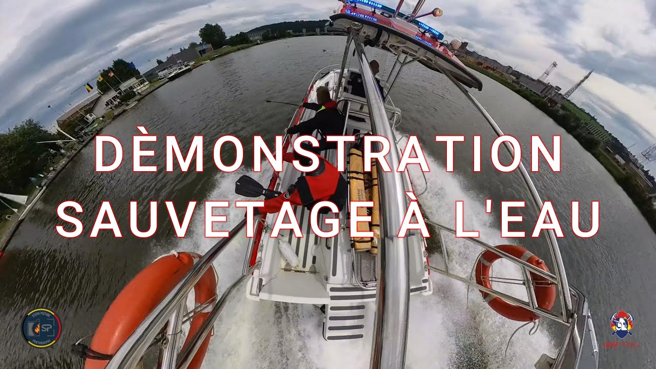 POMPIERS DE LIÈGE 2024 Sauvetage à l'eau