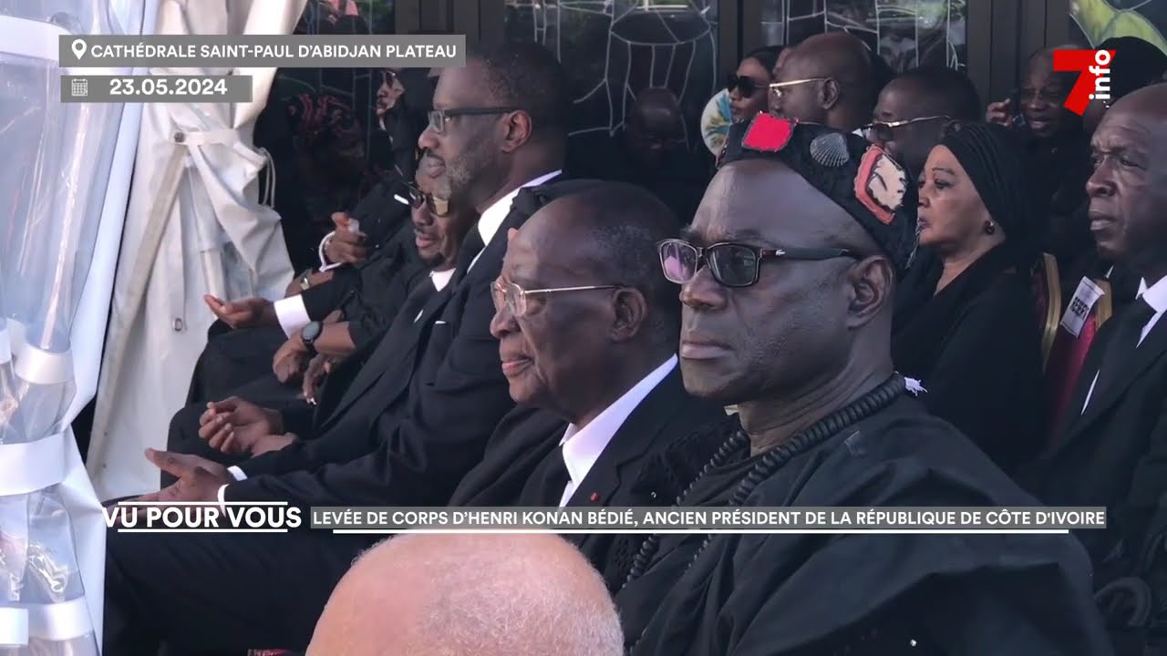 Levée de corps de Henri Konan Bédié, ex-président de la République de Côte d'Ivoire