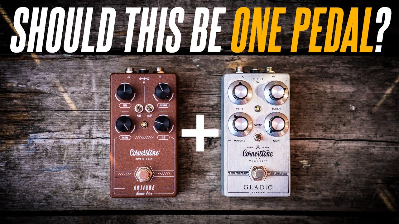 Should Cornerstone Make THIS A Dual Ovedrive Pedal? The Antique ❤️ Gladio SC