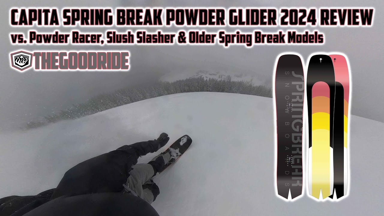 Capita Spring Break Pow Glider 2024 Review vs. Powder Glider, Slush Slasher & Older Spring Break Pow