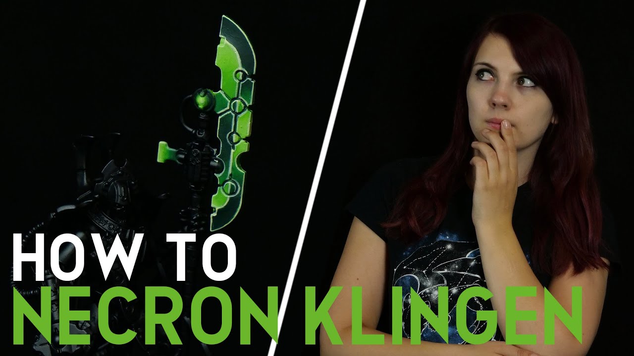 How to paint: Necron Klingen ohne Airbrush