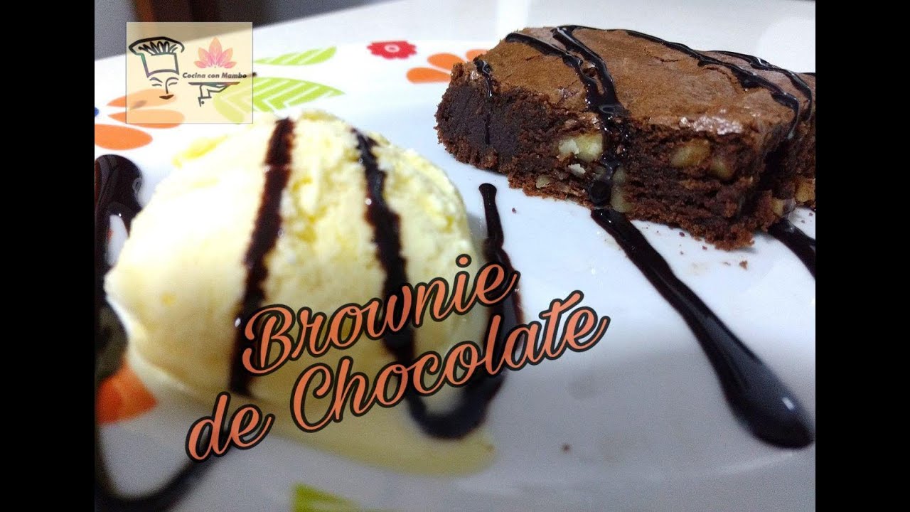 RECETA MAMBO, Brownie de Chocolate. Robot de Cocina Cecotec.