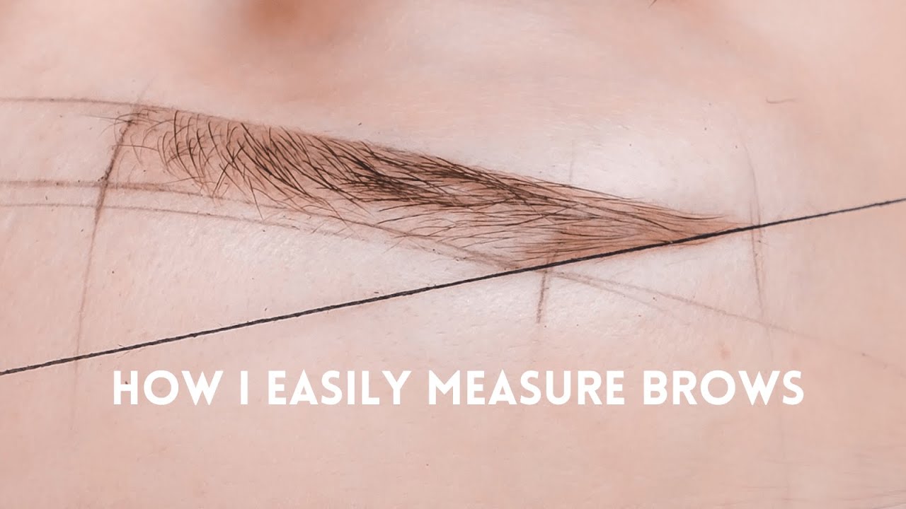How I Easily Measure Brows