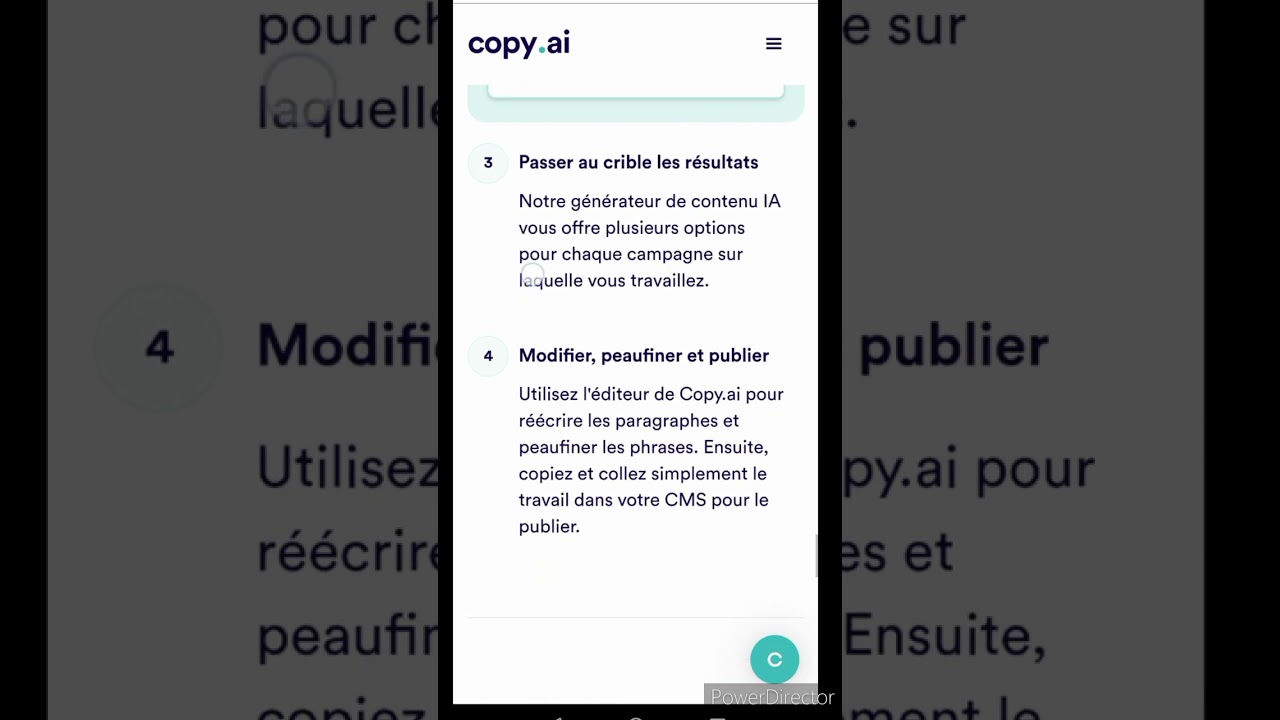intelligence artificielle pour copywriter (copy ai) - presentation