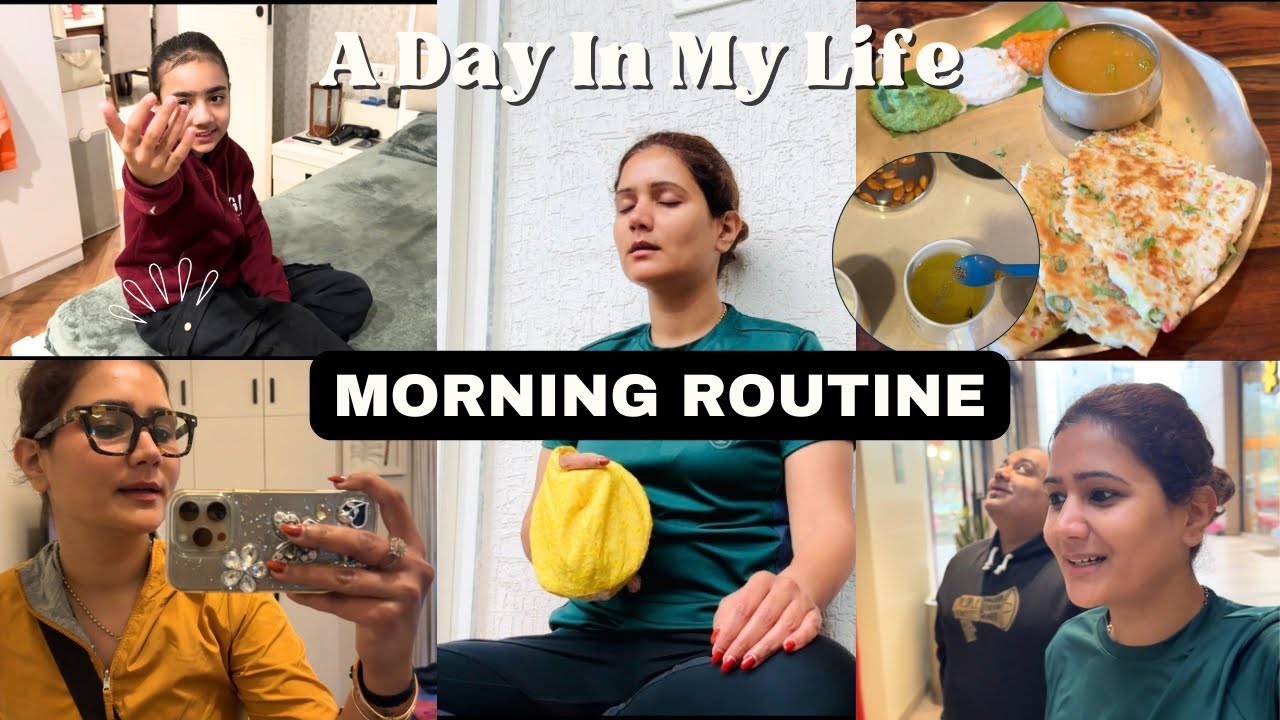 A day in my life | Healthy Mornings | Unplanned breakfast date | Anissha & Adira 