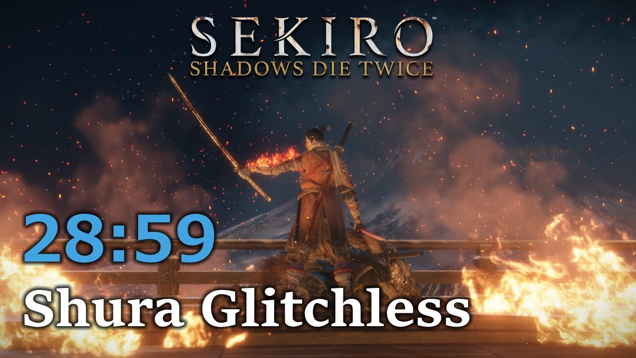 Sekiro Shura Ending Glitchless Speedrun in 28:59