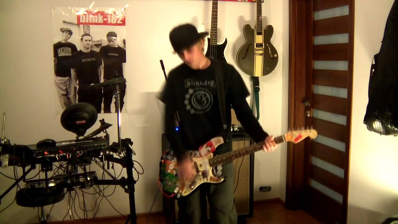 Blink 182 Story Of A Lonely Guy Guitar Cover (with solo/improvisation)