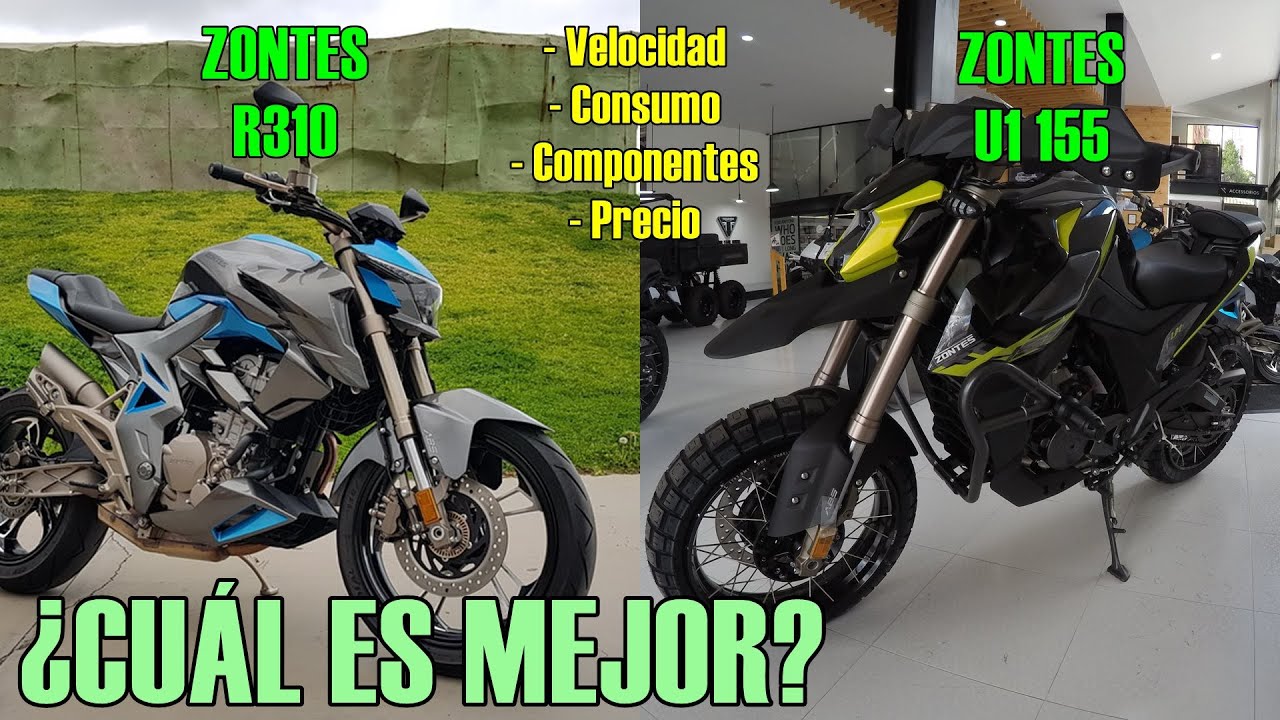 ZONTES R310 vs ZONTES U1 155 || ¿CUÁL ES MEJOR? || ECUARIDERS