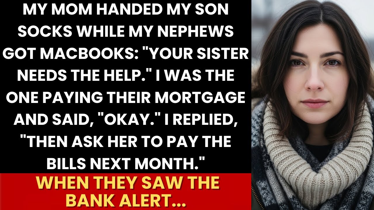 My Mom Gave My Son Socks While My Nephews Got MacBooks— Until I Said “Ask Her To Pay The Bills Next”