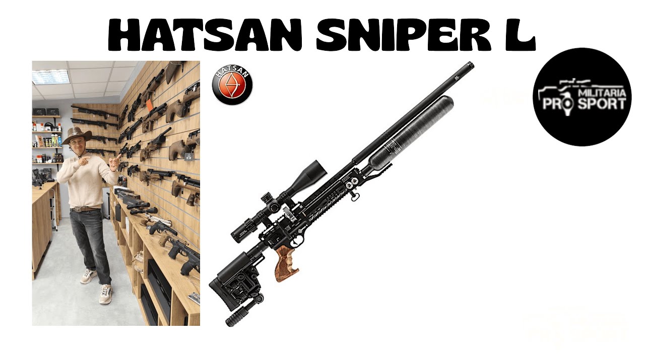 Wiatrówka PCP Hatsan FACTOR SNIPER L OGROMNA ENERGIA 160J WYSOKA JAKOŚĆ +UNBOXING