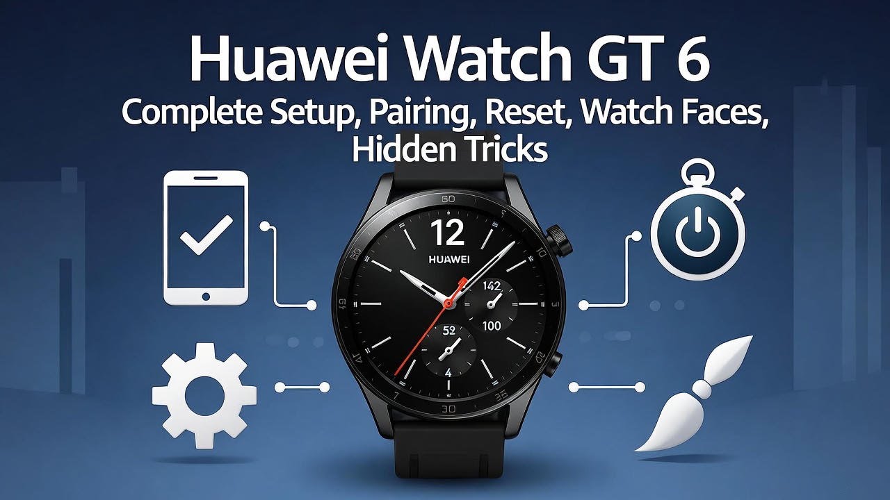 Huawei Watch GT 6 – Complete Setup, Pairing, Reset, Watch Faces & Hidden Tricks