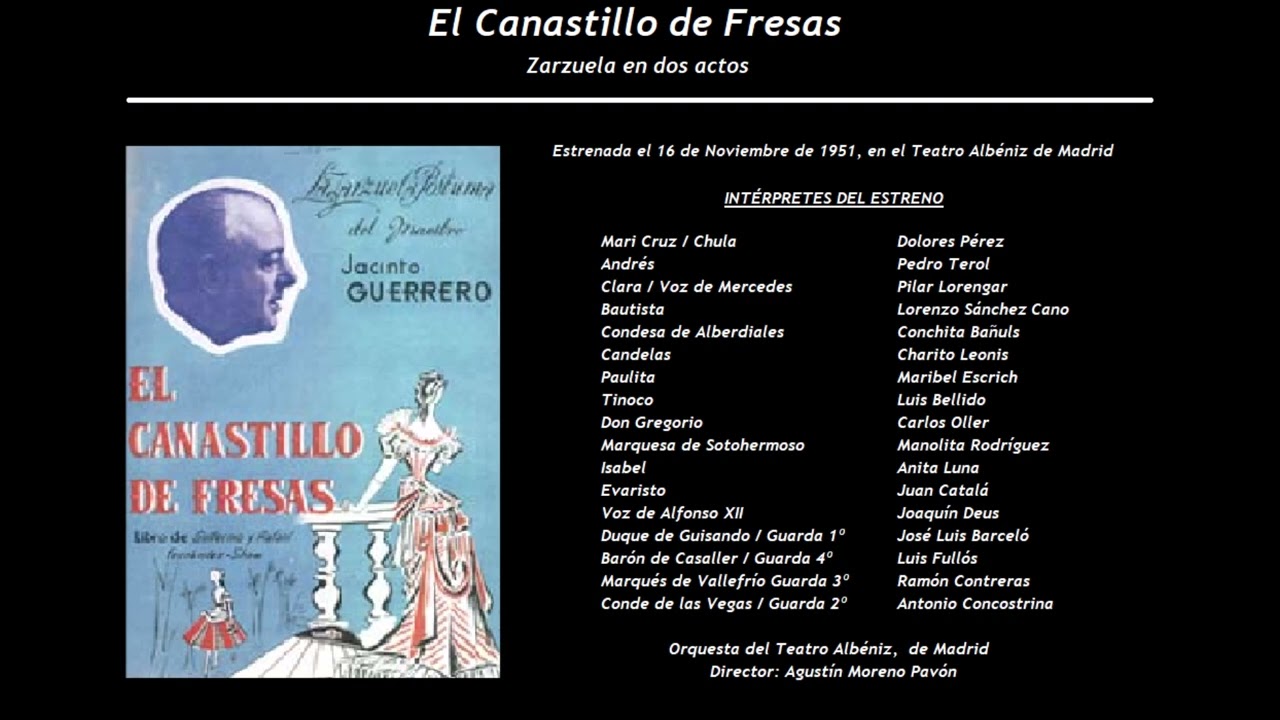 El Canastillo de Fresas - Pasacalle de Tinoco '¡Enhorabueba!' (1951) Pepin León - Coro Columbia