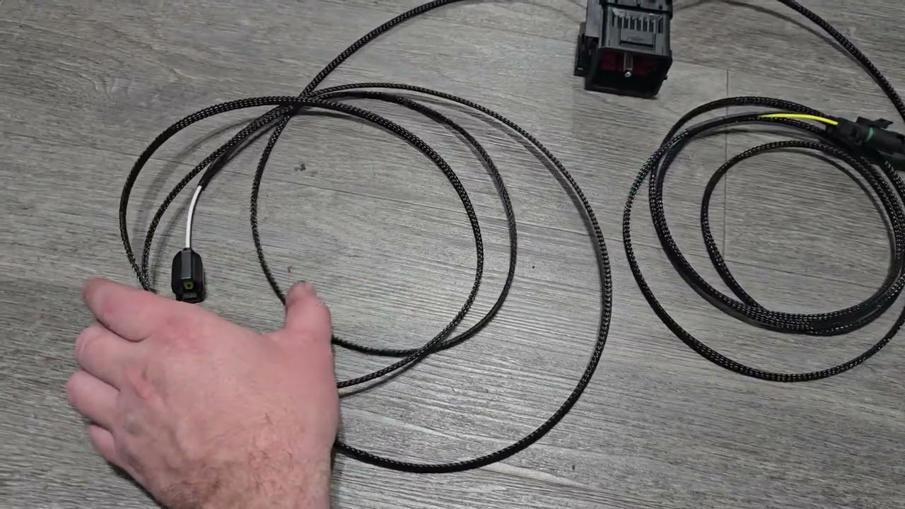Lethal Nate Coyote swap new edge mustang gauge harness install information.