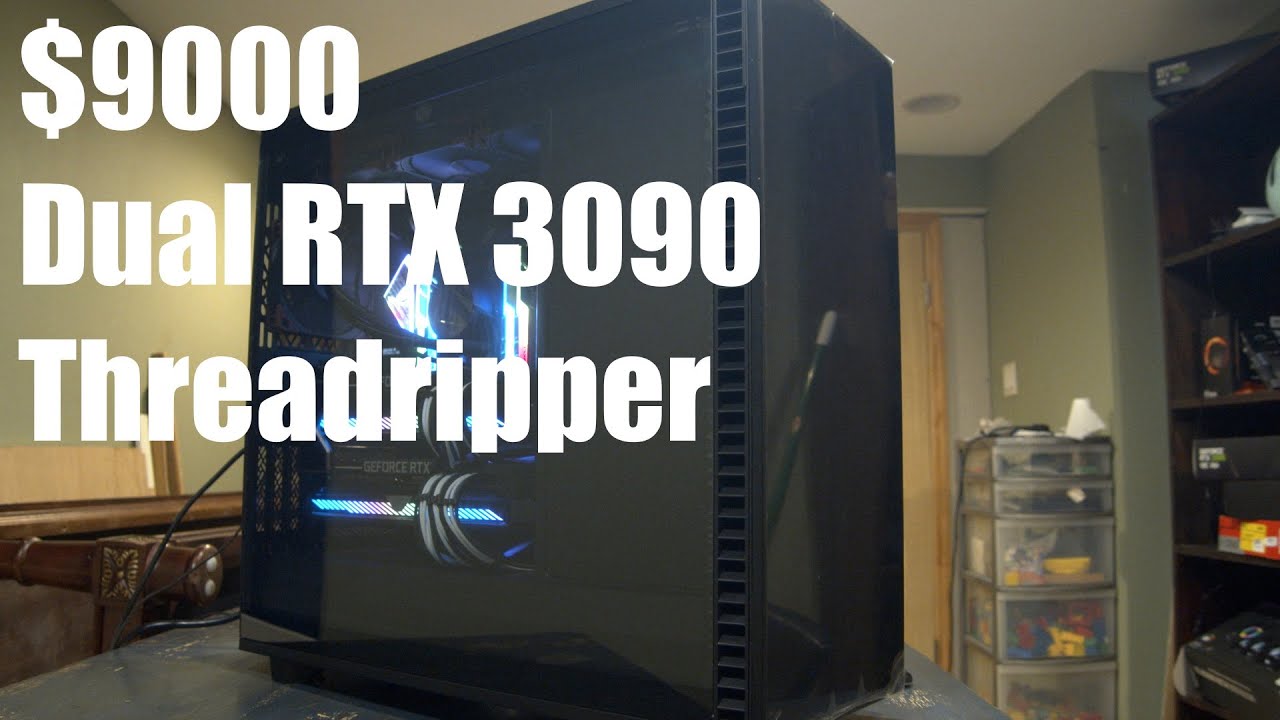$9000 Overkill Dual RTX 3090 Threadripper PC- Time Lapse