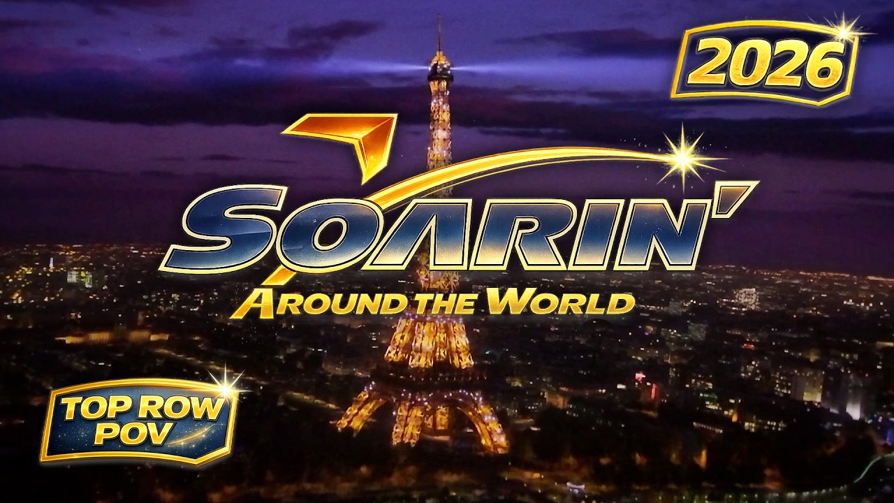 Soarin’ Around the World TOP ROW POV 2026 | Disney California Adventure Ride 4K