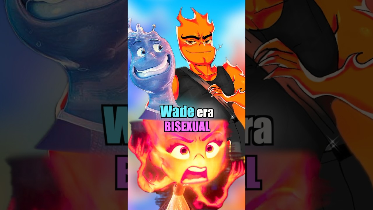 a WADE Le gustaba un chico de FUEGO en ELEMENTOS #elemental #elementos #disney
