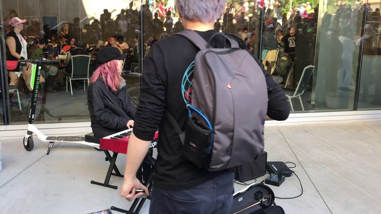 LilyPichu & sleightlymusical Busking Fanime Medley [FANIME 2018]