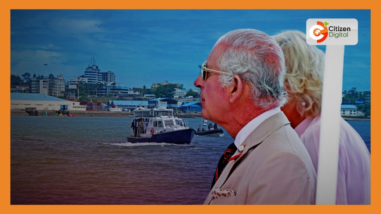 King Charles and Queen Camilla visit Mtongwe Naval Base