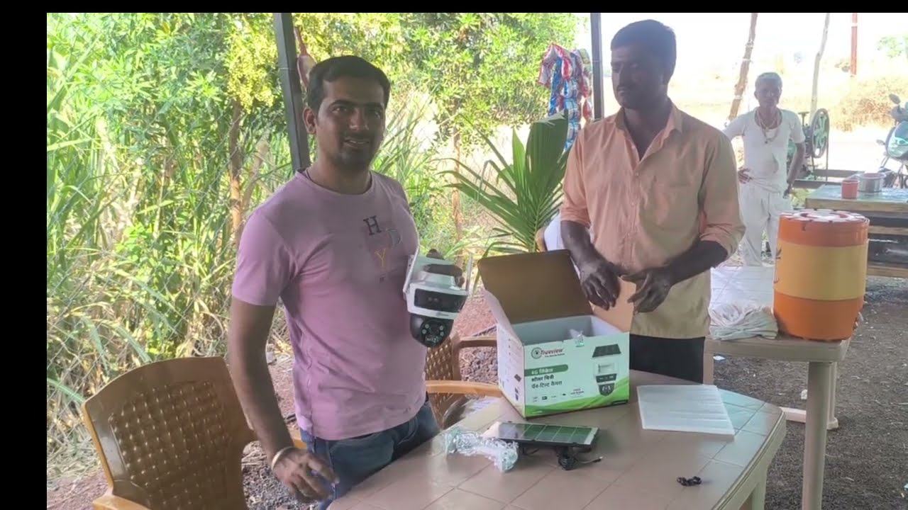 Trueview 4G Linkage Solar Mini Pan-Tilt Camera 2 Camera's Installation in Single Day Unboxing