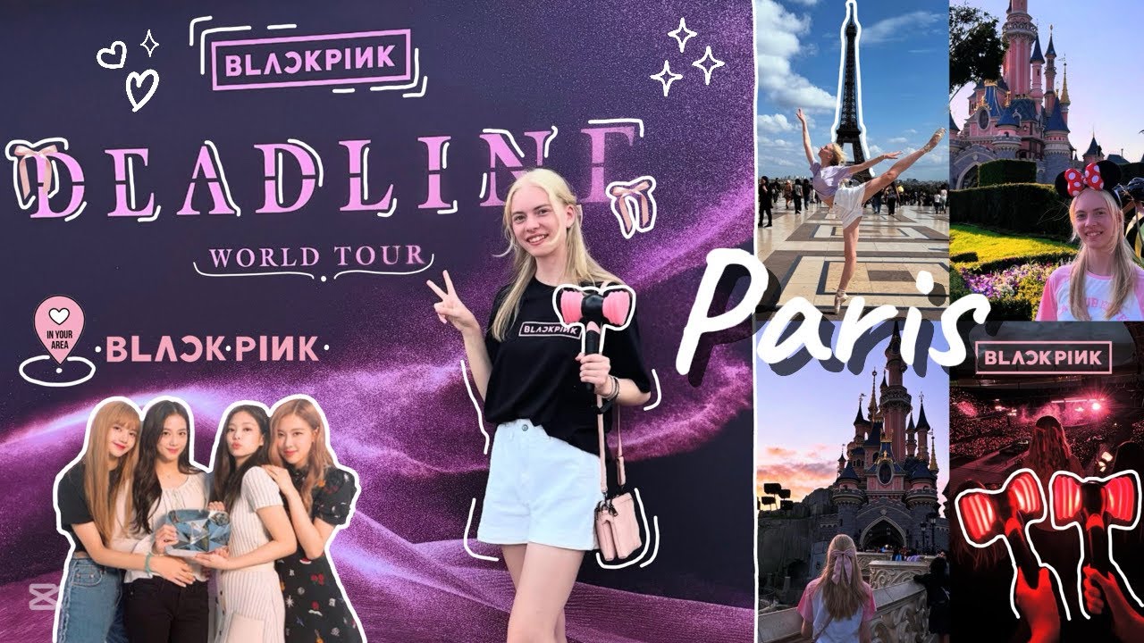 My First Trip Vlog✨Paris✈️BLACKPINK🩷concert/ Мой Первый Влог😍#video #trip #blackpink #day #влог 