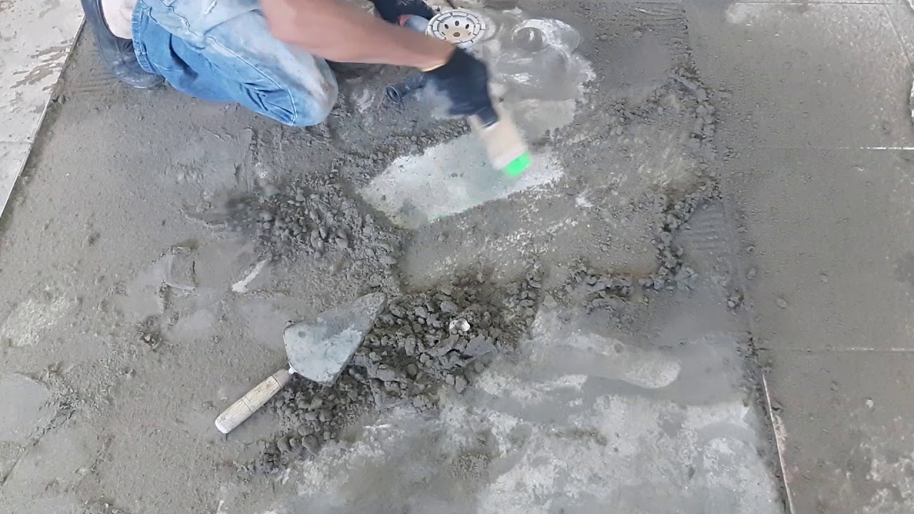 como remover argamassa antiga