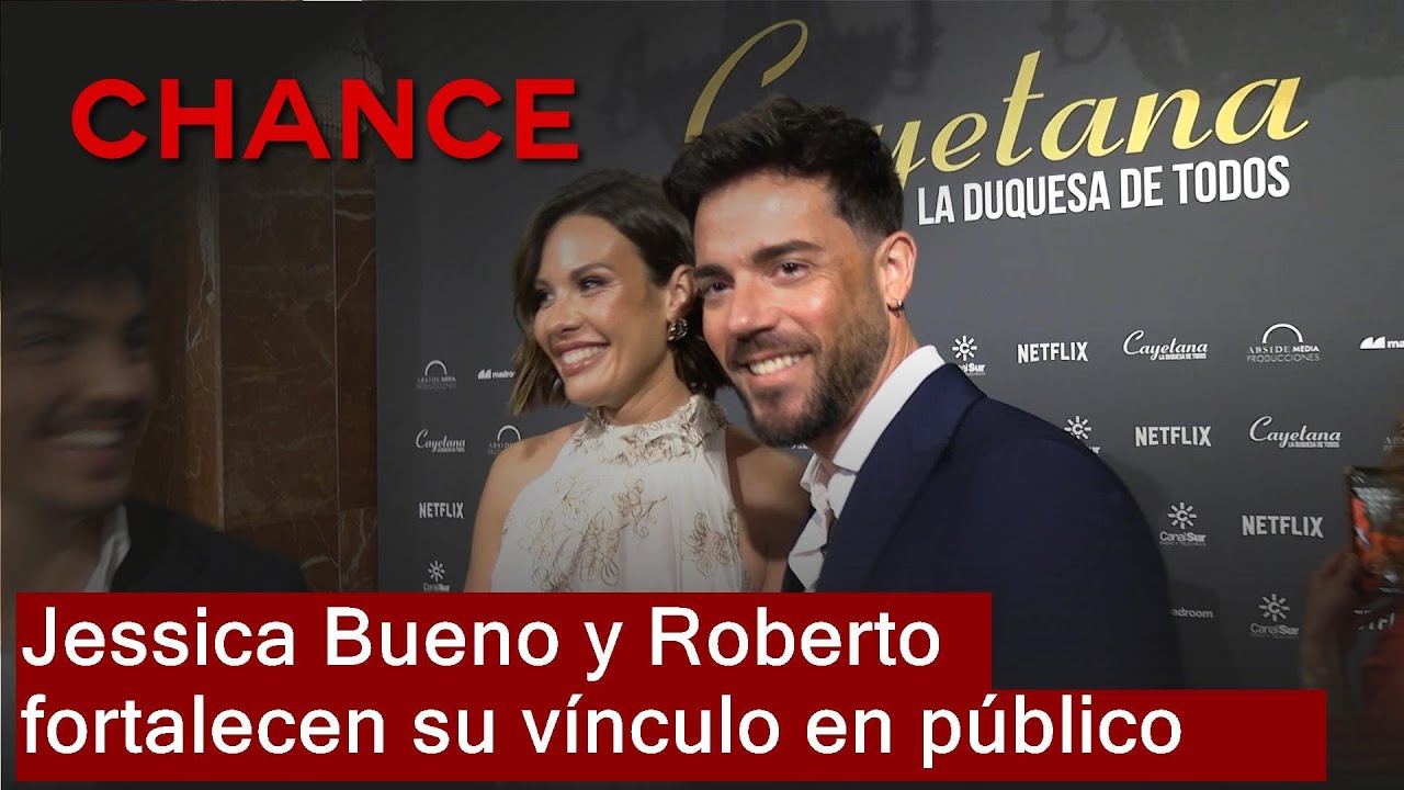 Jessica Bueno afianza su relación con Roberto en su última aparición pública