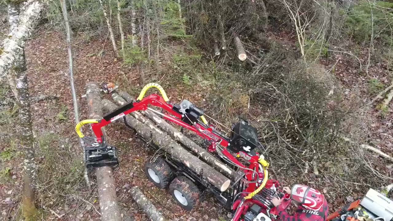 Bûcheron service inc, Chargeuse Woody et can am outlandler