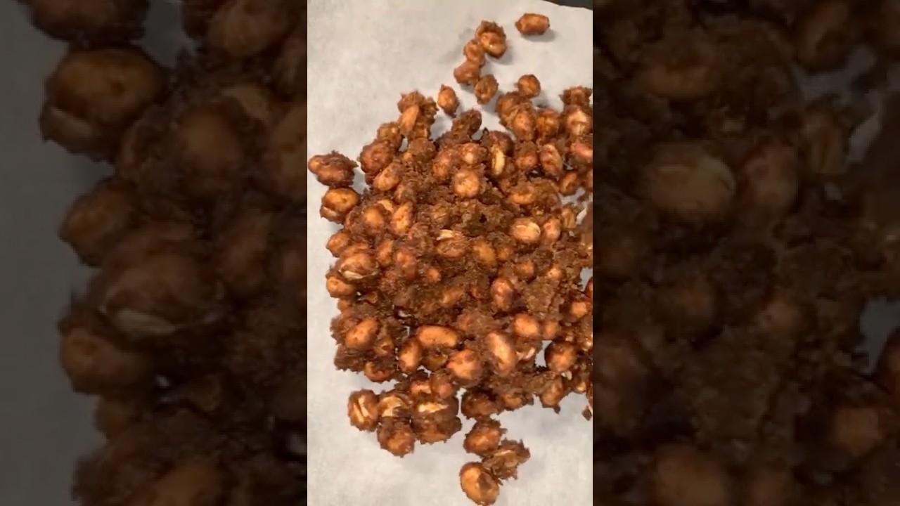 How to make Candied Peanuts at home website www.sashaskusina.com #sashaskusina