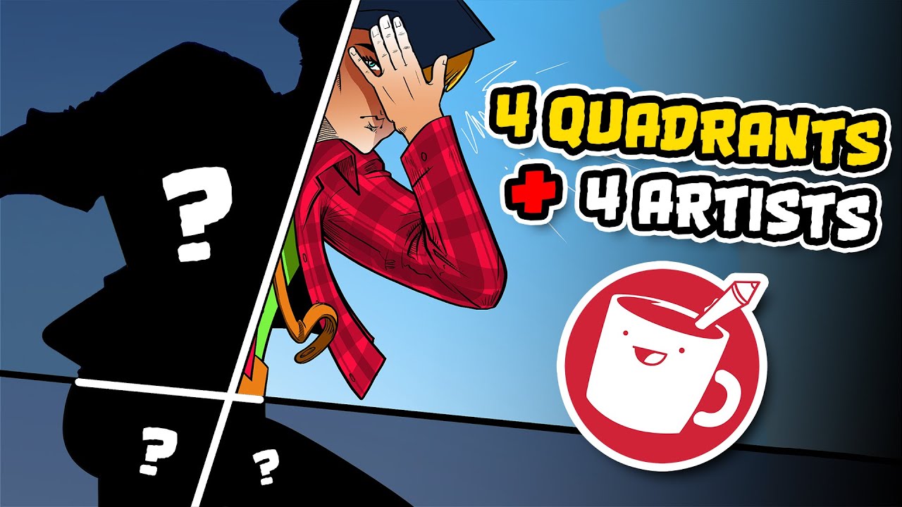 4 Artists Draw 1 Character