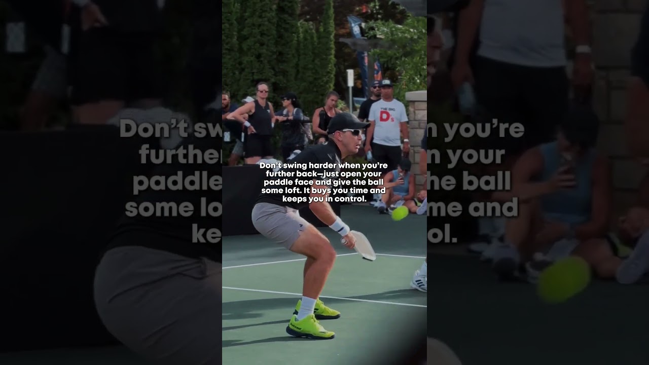 Improving your backhand reset starts with simplifying the movement 👏 #pickleball #pickleballtips