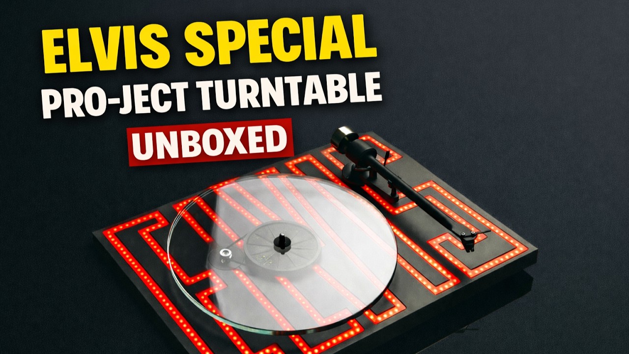 The Official Elvis Project Turntable! 68 Special Record Player UNBOXED