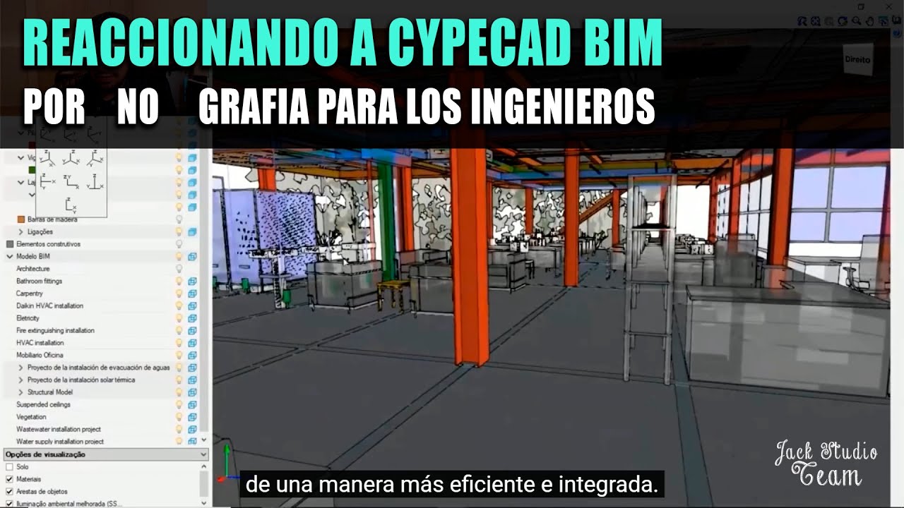 REACCIONANDO A CYPECAD SOFTWARE BIM 2022 ARQUITECTO RENDERISTA