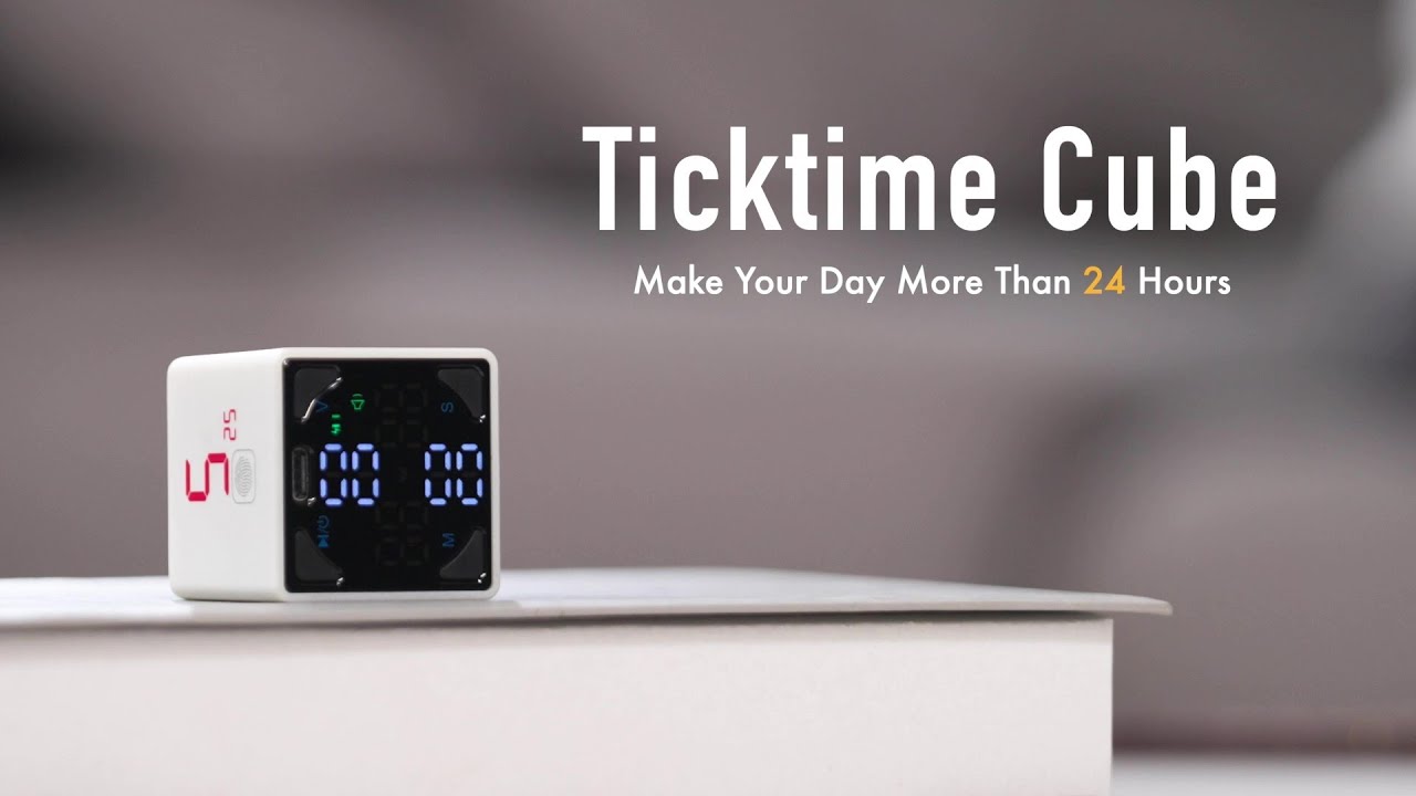 Ticktime Cube: Just Flip and GO! Efficient, Make Your Day More Than 24 Hours