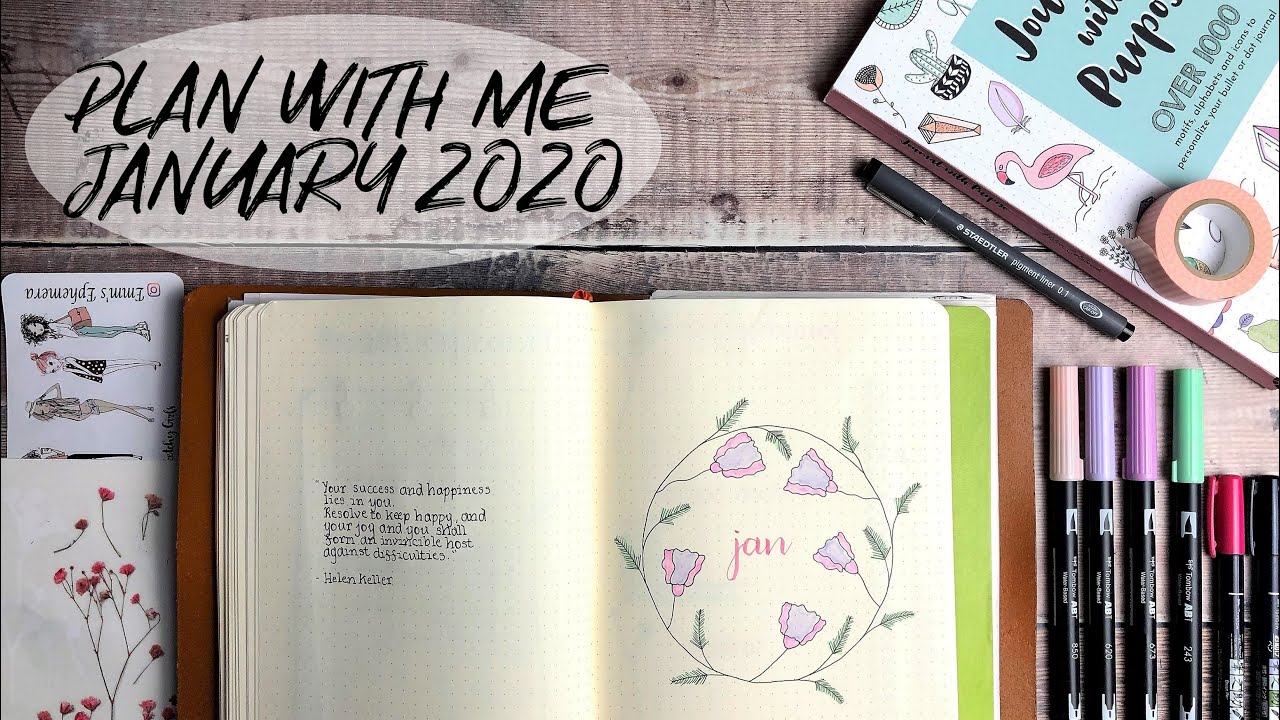 Plan With Me | Bullet Journal | January
