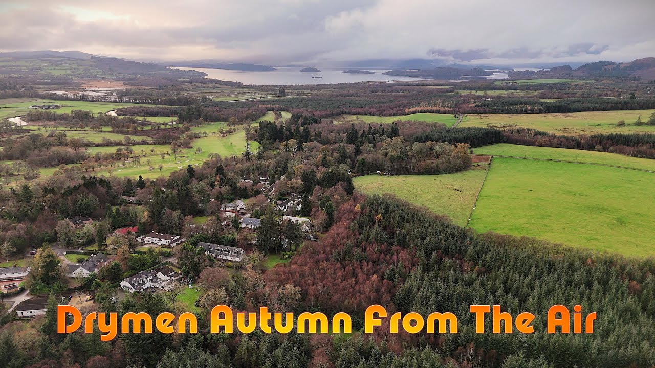Drymen Autumn From The Air