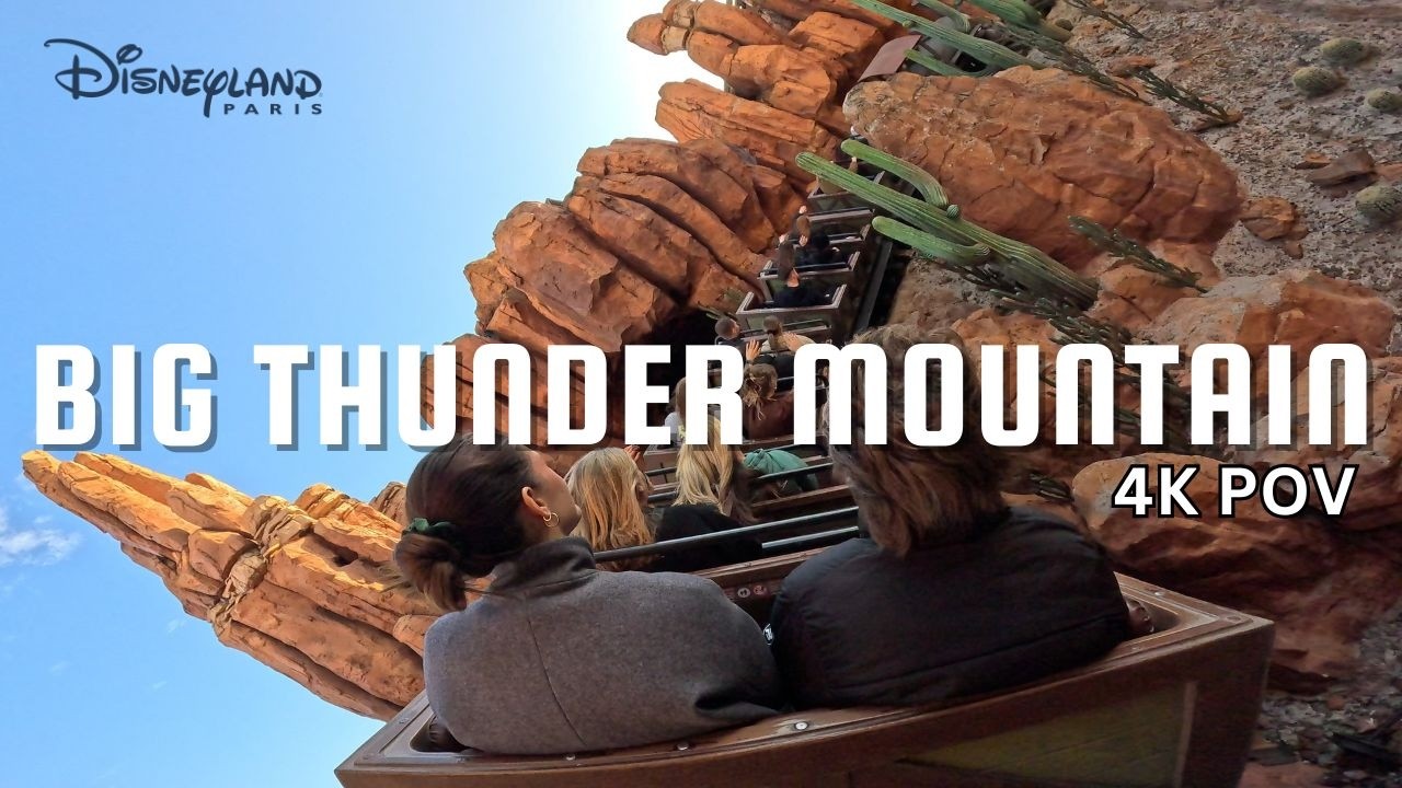 Big Thunder Mountain | 4K60 POV | Disneyland Paris
