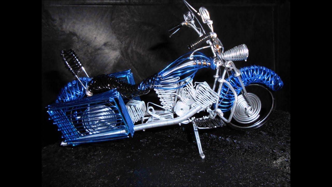 Motorcycles!! hand made wire motorcycles