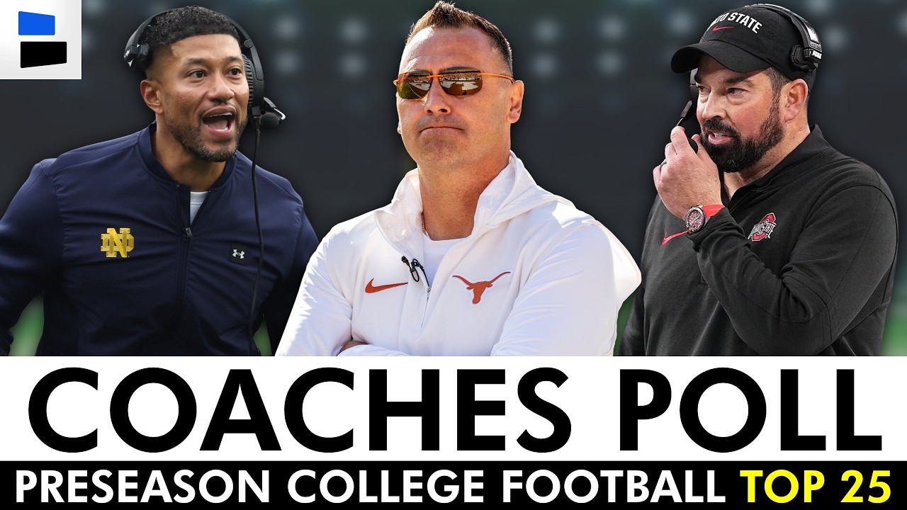 Coaches Poll: College Football Preseason Top 25 Rankings For 2026 Season