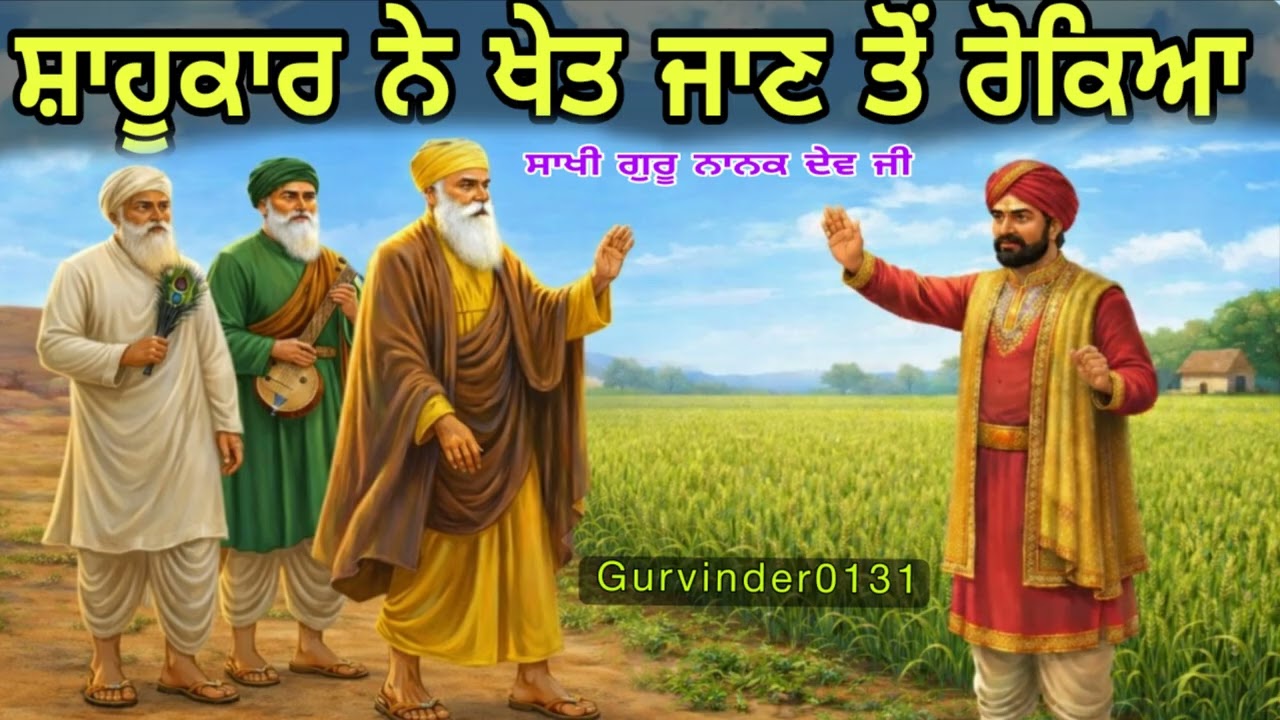 ਸ਼ਾਹੂਕਾਰ ਨੇ ਕਿਉਂ ਰੋਕਿਆ Guru Nanak Dev Ji ਨੂੰ ਆਪਣੇ Field ਵਿੱਚ ਜਾਣ ਤੋਂ?
