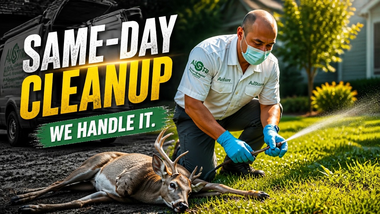 Who Removes Dead Deer in Hunterdon County NJ? We Do | Same-Day Pickup