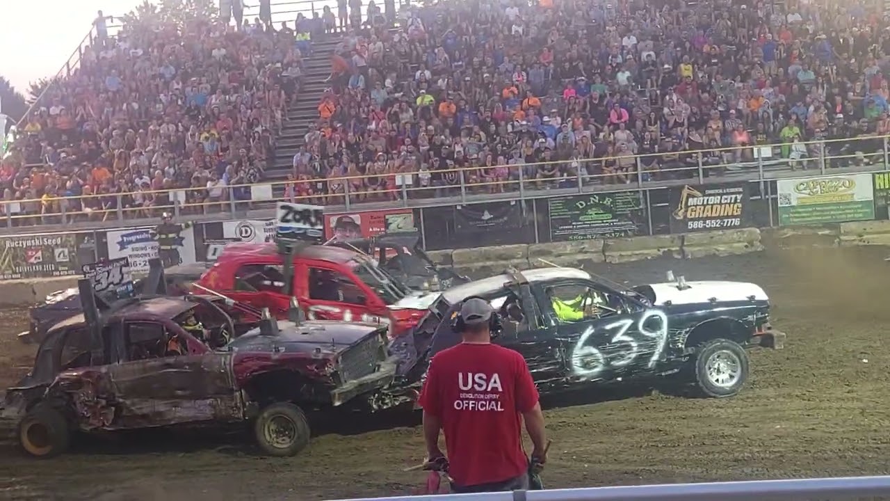ARMADA FAIR 2025 DEMOLITION DERBY PT 5