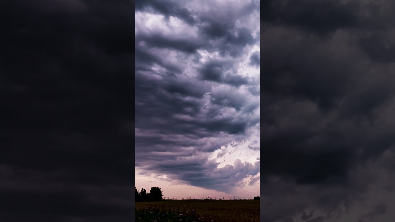 🌀 Hypnotic Timelapse: Storm Clouds in Motion. ☁️⚡️