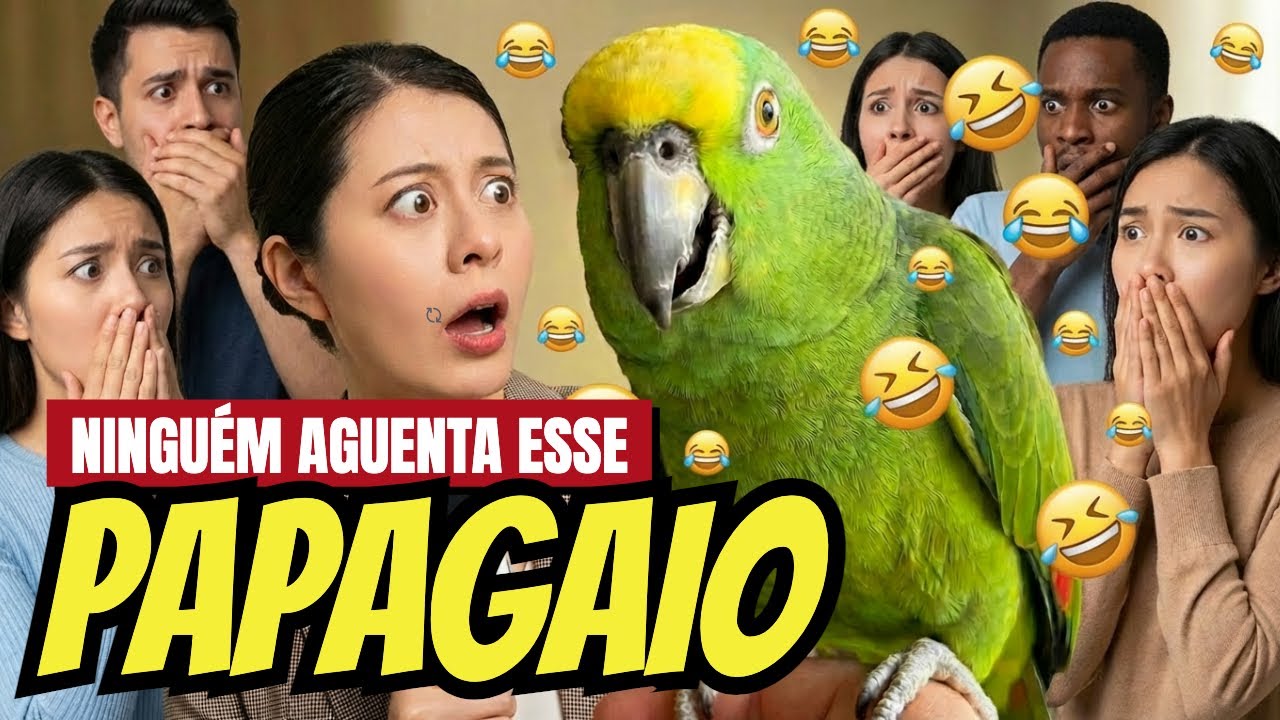 Você não vai acreditar no que esse papagaio faz