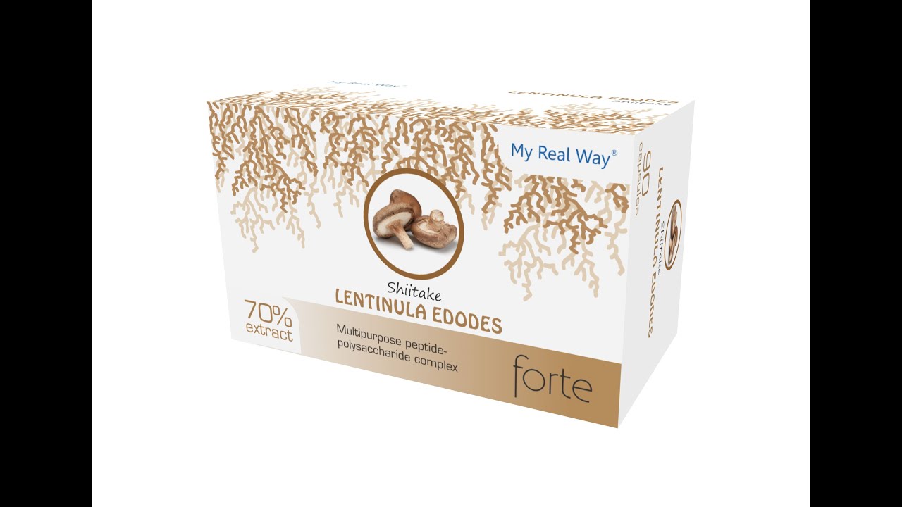 ПСП комплекс Lentinula edodes Shiitake (Шиитаке)  70% экстракт пептид полисахаридов лечебного гриба