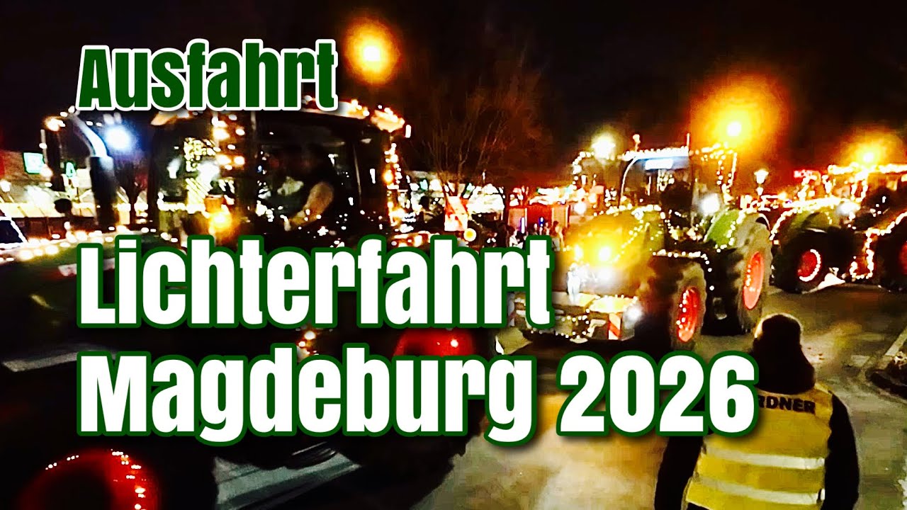 Lichterfahrt Magdeburg 2026 - Ausfahrt am Börde-Park
