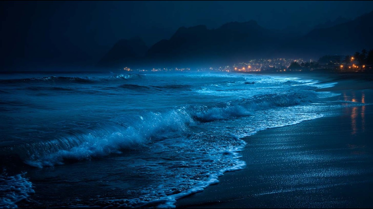Fall Asleep In Under 3 Minutes - 10 Hours of Ocean Waves to Help the Mind Rest and Release Tension